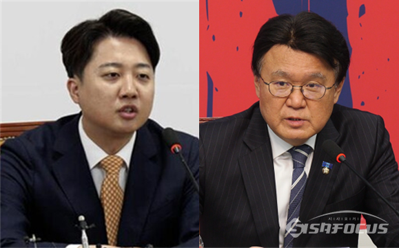 개혁신당 이준석 경기화성을 지역구 의원(좌) 조국혁신당 황운하 비례대표 의원(우). 시사포커스DB