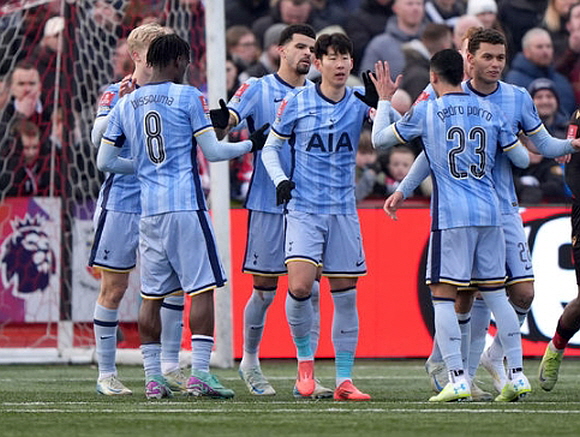 토트넘, 5부 리그 상대로 손흥민 투입하고서 승리/ 사진: ⓒ뉴시스