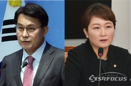 윤상현 국민의힘 의원(좌)과 이언주 더불어민주당 최고위원(우). 시사포커스DB