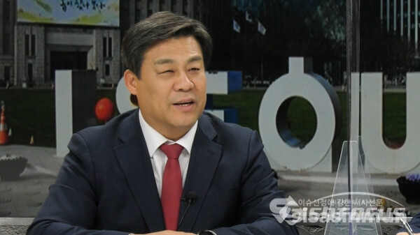 김선동 전 의원이 발언하고 있다. 사진 / 시사신문DB