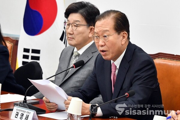 6일 권영세 비대위원장이 모두발언을 하고 있다.