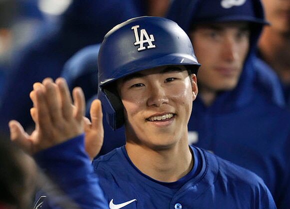 김혜성, 1안타 1도루 1득점까지 기록ⓒ뉴시스