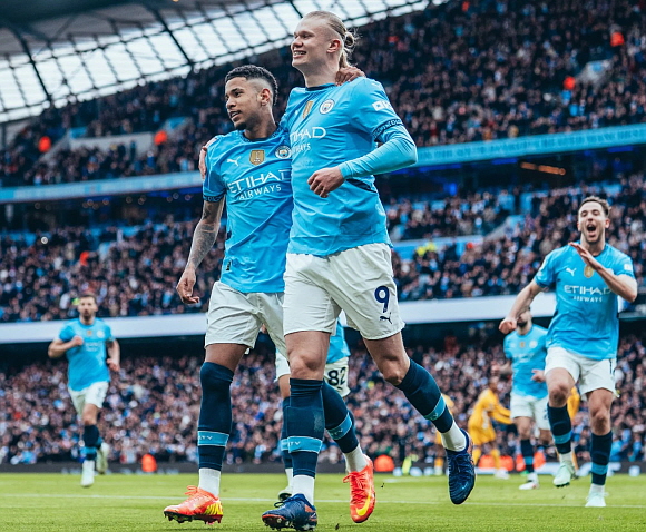 홀란, EPL 94경기 84골 16도움으로 공격 포인트 100개 달성. ⓒ맨체스터 시티