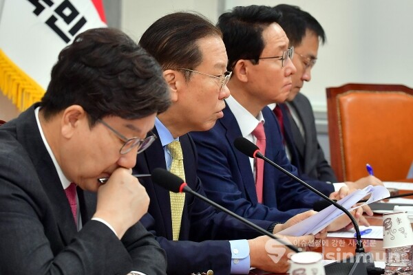 14일 권영세 비대위원장이 모두발언을 하고 있다.