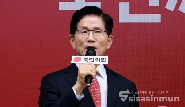 29일 김문수 후보가 진출 후 소감을 밝히고 있다. 사진 / 시사신문DB