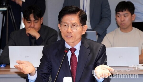 22일 김문수 대선 후보가 발언을 하고 있다. 사진 / 시사신문DB