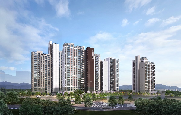 힐스테이트 용인마크밸리 투시도. / 현대건설