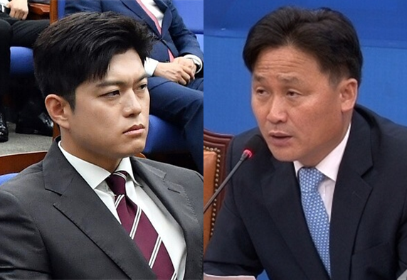 김용태 국민의힘 비상대책위원장(좌)과 김영진 더불어민주당 의원(우). 시사포커스DB