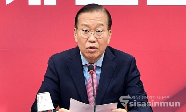 10일 권영세 비상대책위원장이 발언을 하고 있다. 사진 / 시사신문DB