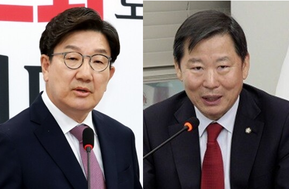 국민의힘 중진인 권성동 의원(좌)과 이철규 의원(우). 시사포커스DB