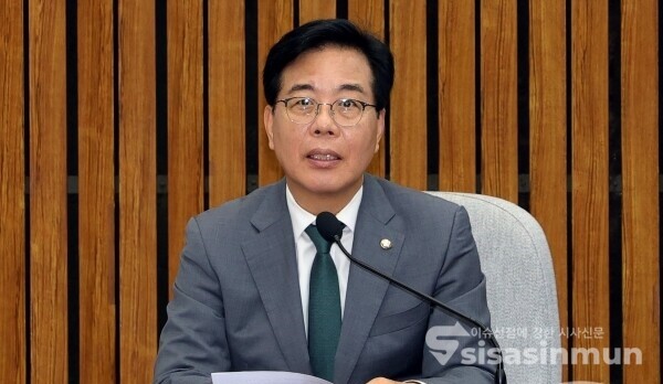 송언석 국민의힘 비상대책위원장 겸 원내대표가 발언하고 있다. 사진 / 시사신문DB