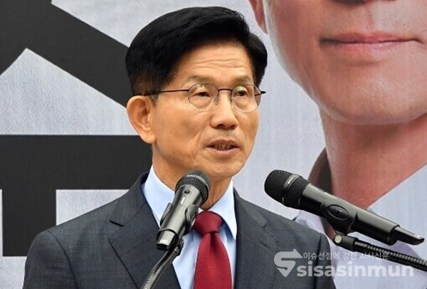 김문수 전 장관이 발언하고 있다. 사진 / 시사신문DB