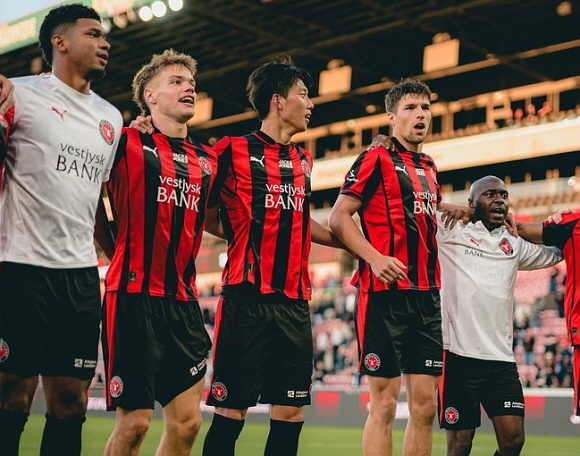 이한범, 히버니언전 연장까지 풀타임 소화. ⓒ미트윌란 소셜 미디어