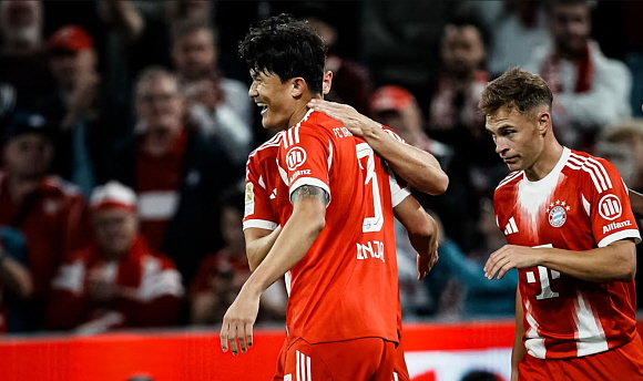 김민재, 40m 드리블 도움으로 케인의 해트트릭 완성. ⓒ바이에른 뮌헨