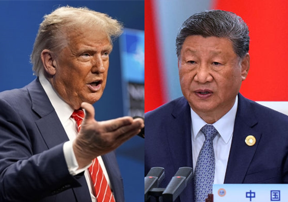 도널드 트럼프 미국 대통령(좌)과 시진핑 중국 국가주석(우). ⓒ뉴시스