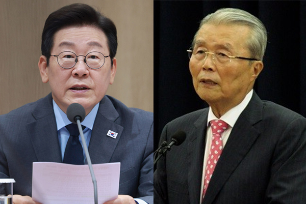 이재명 대통령(좌)과 김종인 전 국민의힘 비상대책위원장(우). 사진 / ⓒ뉴시스(좌), 시사포커스DB(우)