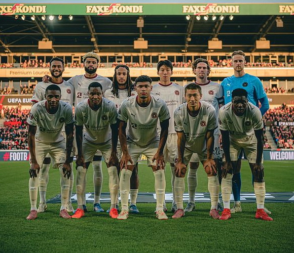 조규성과 이한범이 선발 출전한 미트윌란, UEL 1차전 승리. ⓒFC 미트윌란 소셜 미디어