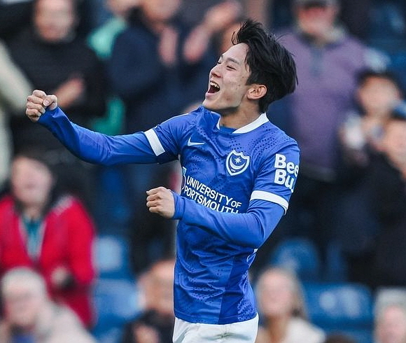 양민혁, 2경기 연속골로 포츠머스 승리 견인. ⓒ포츠머스 FC 소셜 미디어