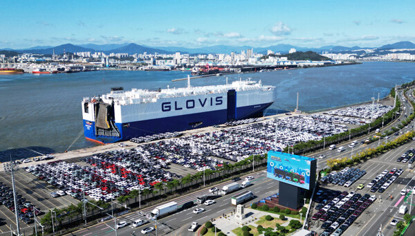 현대자동차 울산공장 수출선적부두 전경  ⓒ현대자동차