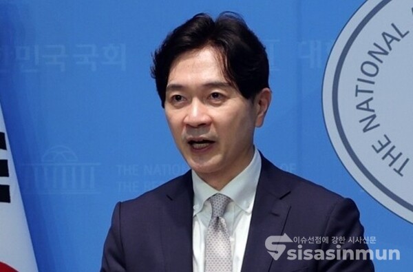 22일 박성훈 수석대변인이 논평을 하고 있다. [사진 / 오훈 기자]