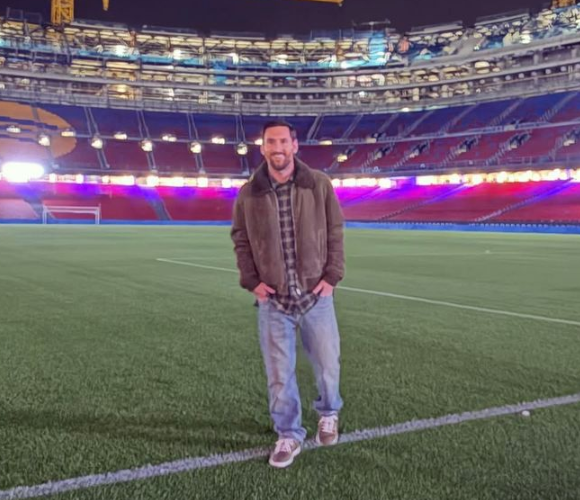 캄 노우 깜짝 방문한 메시의 이적설, 라포르타 회장이 직접 부인. ⓒ리오넬 메시 개인 소셜 미디어