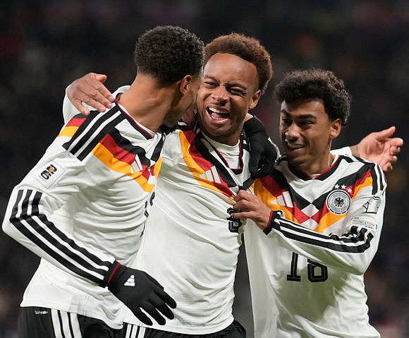 독일, 슬로바키아에 6-0으로 승리하며 5승 1패로 A조 1위 확정. ⓒAP/뉴시스