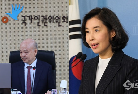 안창호 국가인권위원회 위원장(좌)과 박경미 더불어민주당 대변인(우). 사진 / ⓒ뉴시스(좌), 시사포커스DB(우)